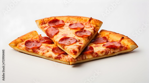 Mouthwatering pizza slices