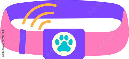 collar flat style illustration