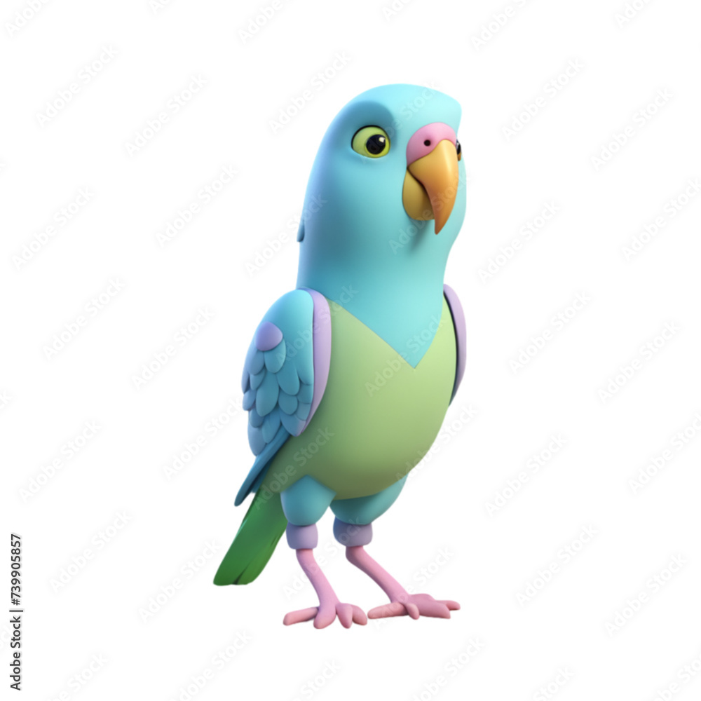 Parakeet Cartoon Character Illustration Art SVG Generative AI. Parakeet Cartoon Character Illustration Art SVG Generative AI.