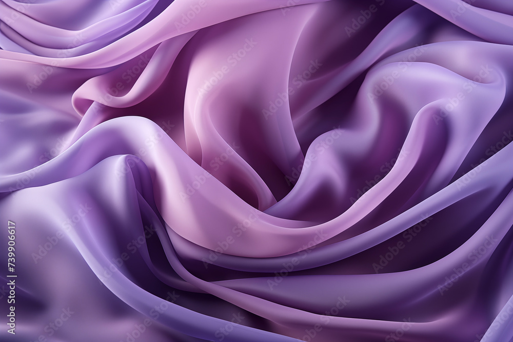 Fototapeta premium Purple silk fabric background, a satin luxury cloth texture abstract background