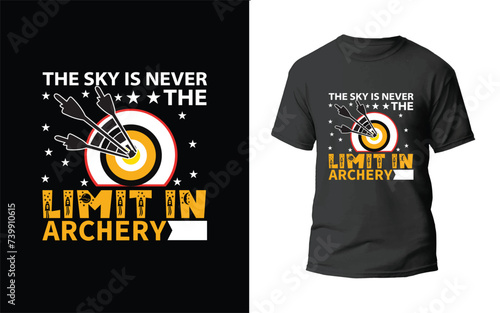 Archery t-shirt design