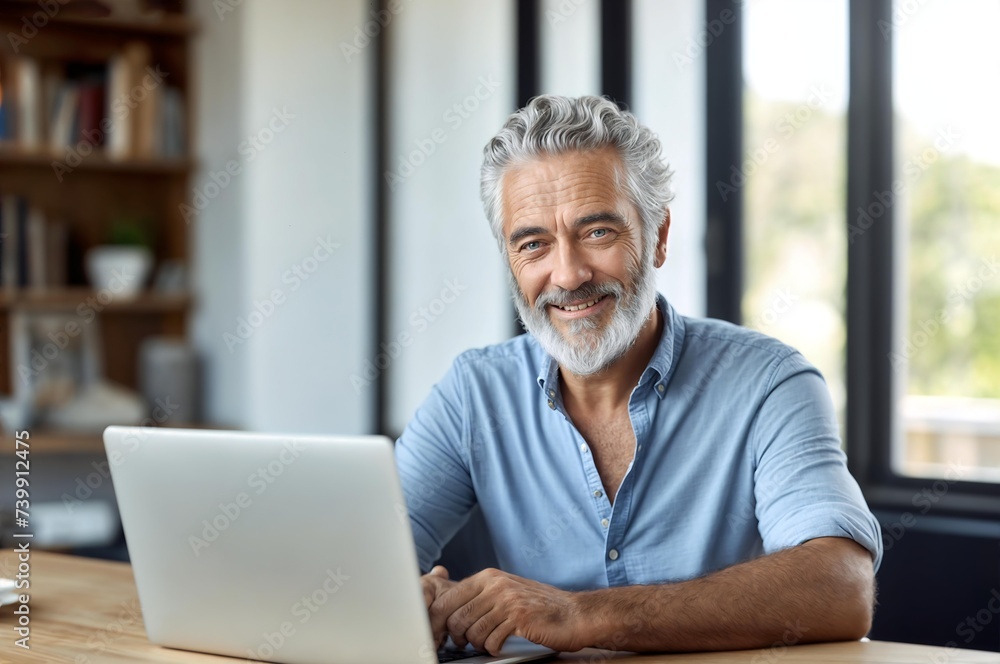 Portrait of confident senior man Portrait of confident senior man