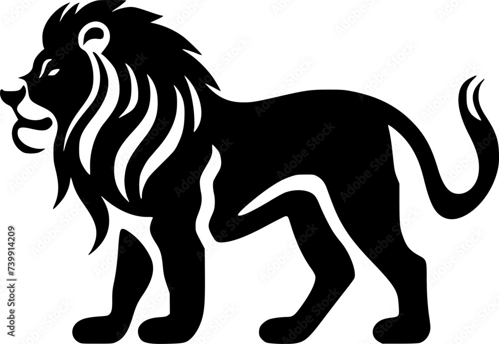 Obraz premium Lion - High Quality Vector Logo - Vector illustration ideal for T-shirt graphic