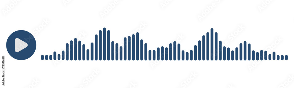 podcast audio waveform template for radio, voice messages, music player, voice assistant, voice recorder podcast audio waveform template for radio, voice messages, music player, voice assistant, voice recorder