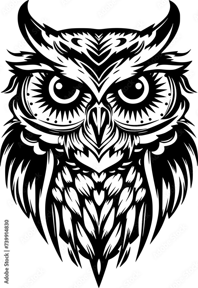 Owl | Minimalist and Simple Silhouette - Vector illustration Owl | Minimalist and Simple Silhouette - Vector illustration