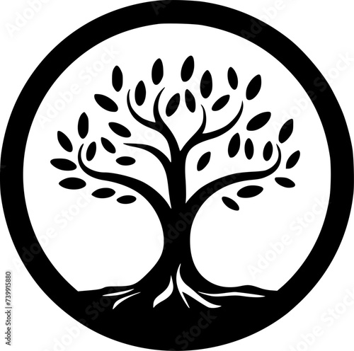 Tree - High Quality Vector Logo - Vector illustration ideal for T-shirt graphic