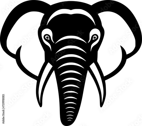 Elephant - High Quality Vector Logo - Vector illustration ideal for T-shirt graphic