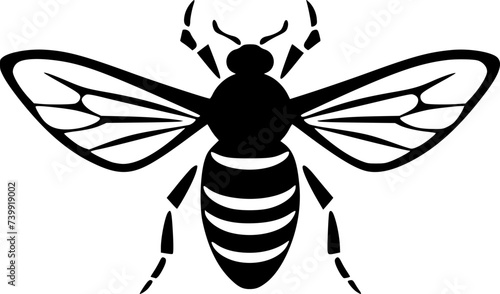 Fly - High Quality Vector Logo - Vector illustration ideal for T-shirt graphic