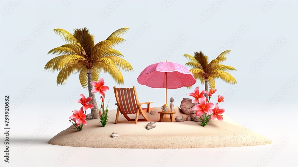 Obraz premium 3D Render of 