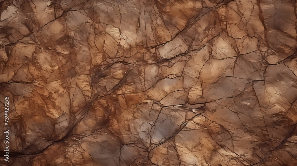 Fototapeta premium Rock texture background, close-up of natural surface