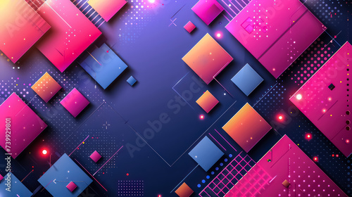 Futuristic elements dark color scheme abstract background