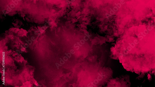 Abstract cosmic pink hand drawn multicolor texture water color painted.Red and black mix as a background of clouds and fog. Black and red wallpaper, 