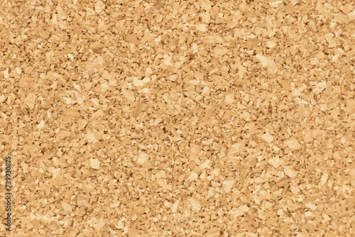 Closed up of brown cork board texture background (Vector). Use for decoration, backdrop with copy space