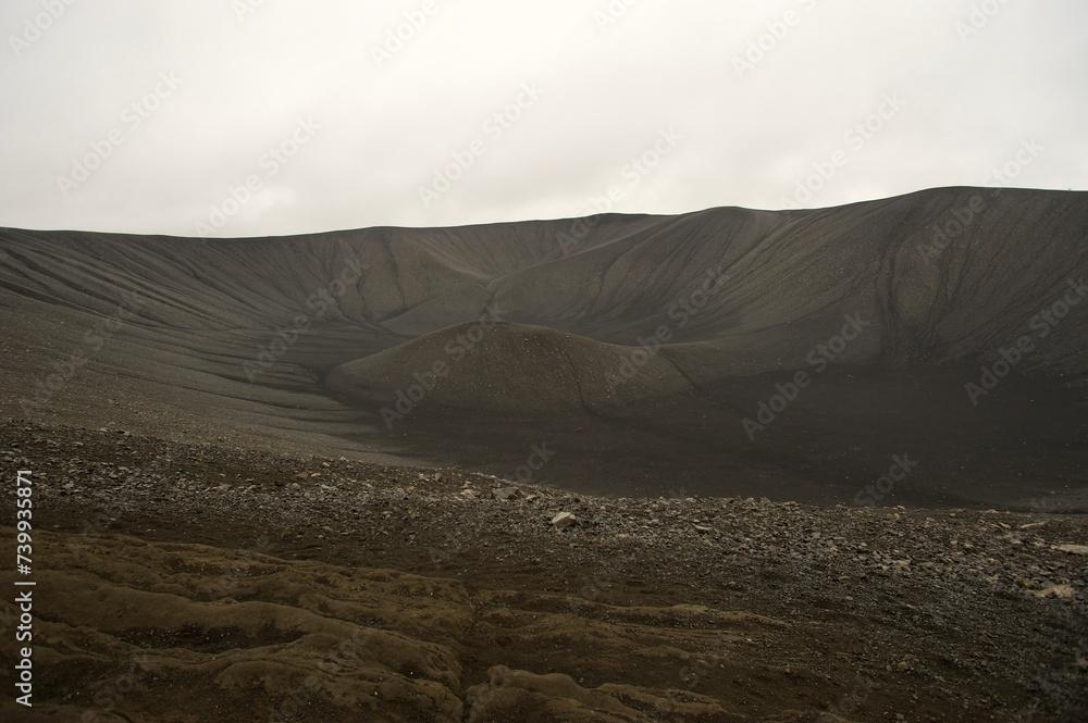 Naklejka premium Hverfjall volcano, Iceland