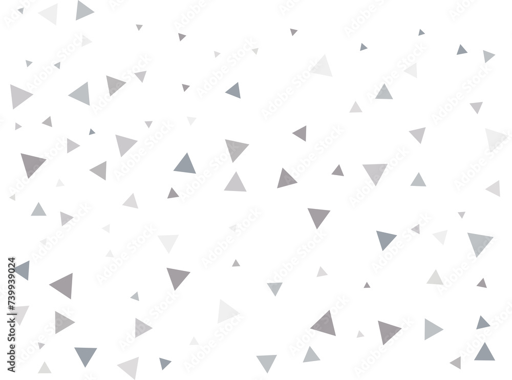 Silver Triangular Confetti Silver Triangular Confetti