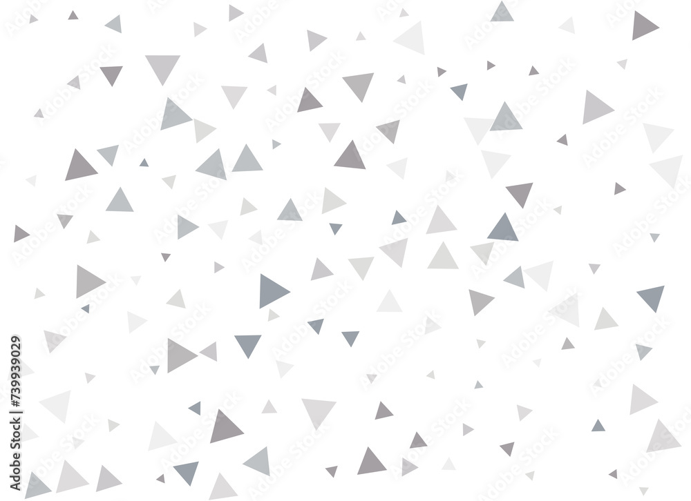 Silver Triangular Confetti Silver Triangular Confetti