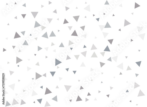 Silver Triangular Confetti