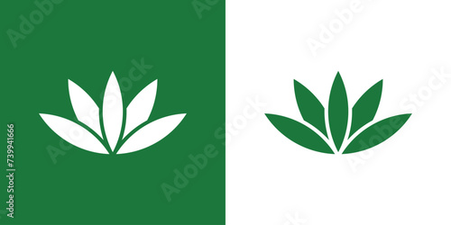 Merijuana or cannabis logo design. Premium Vector