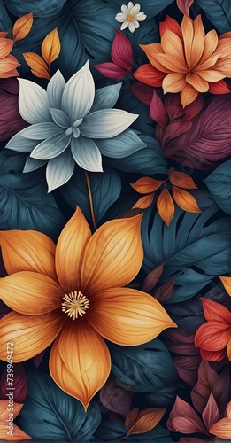 Beautiful Flowers   Flower in Beautiful Colors  High-quality Flower Pattern. 