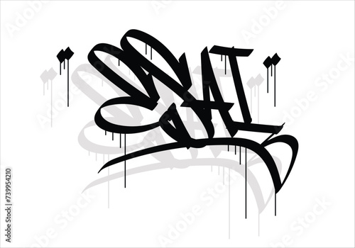 ESAI bible name graffiti tag style