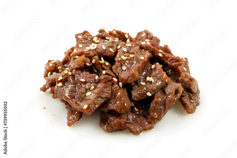 Bulgogi isolated on white background
Bulgogi isolated on white background