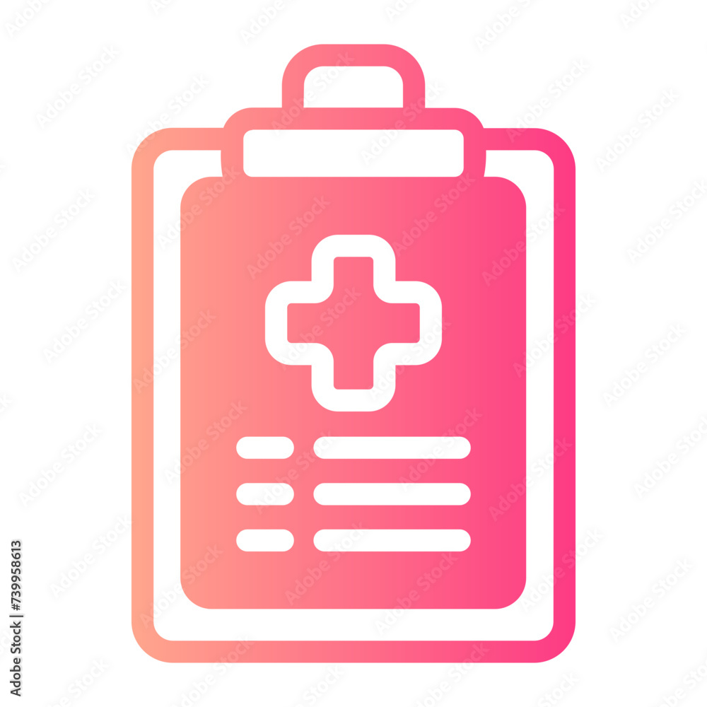 medical file gradient icon medical file gradient icon