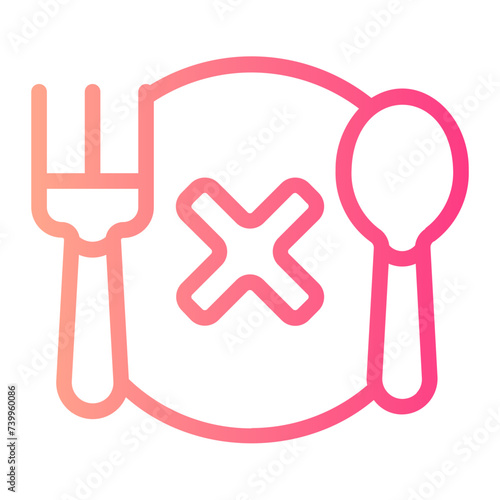 fasting gradient icon