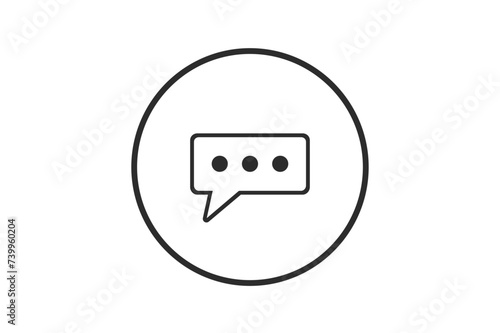 customer support chatbot or live chat button vector illustration