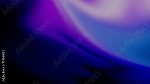 Purple black blue dark glowing grainy gradient background noise texture poster header banner design copy space