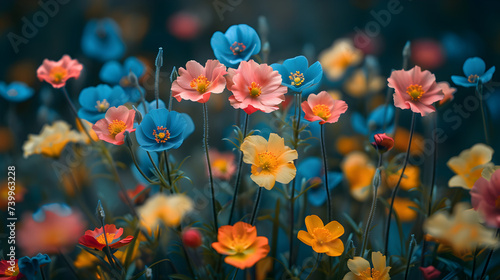 wildflowers in the garden © Marc