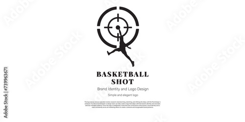 basketball club and sport logo design for graphic designer or web developer