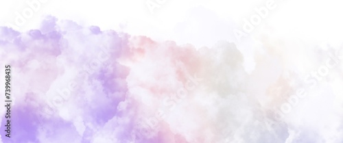 pastel pink yellow cloudscape on white background clip art © Soaps