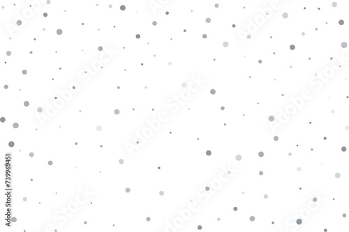 Silver polka dot confetti