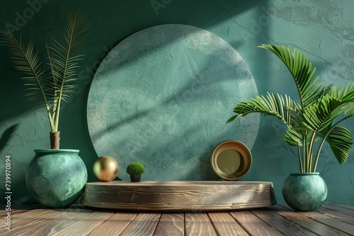 A tranquil display featurin...
