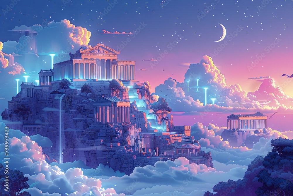 Mount Olympus: Temples & Mythical Creatures