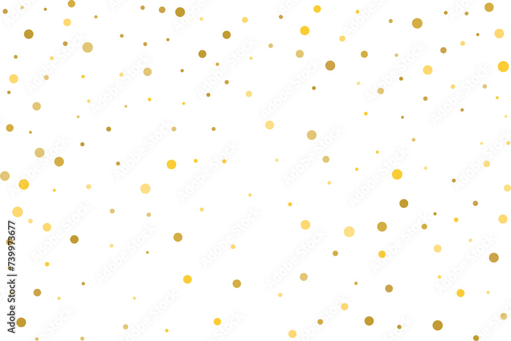 Golden polka dot confetti Golden polka dot confetti
