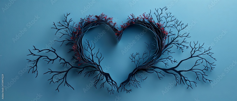 Family Tree Heart Wreath for Mother's Day