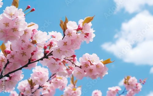 Timelapse of cherry flowers blooming