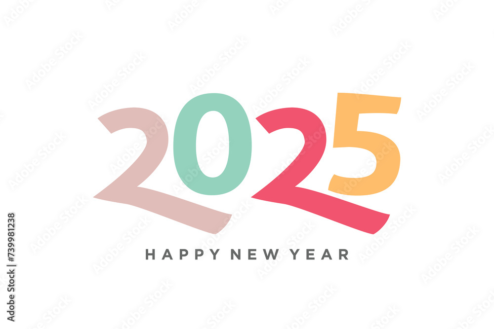 2025 logo design element vector icon with creative and modern concept 2025 logo design element vector icon with creative and modern concept