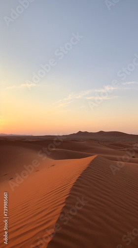 a sand dunes in the desert