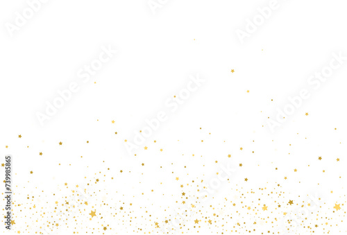 Golden stars, falling gold abstract party decoration photo