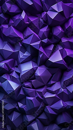 a purple polygonal background