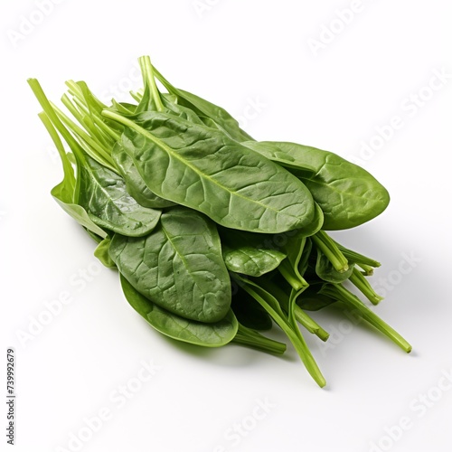 a bunch of spinach leaves