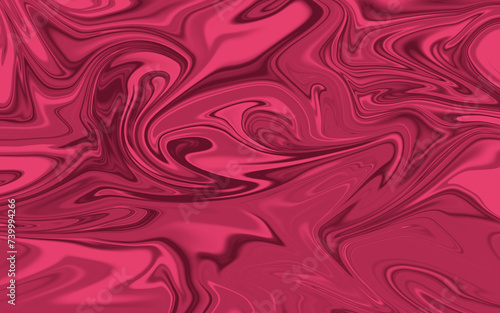 Red abstract liquid marble background texture