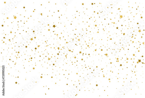 Golden stars confetti