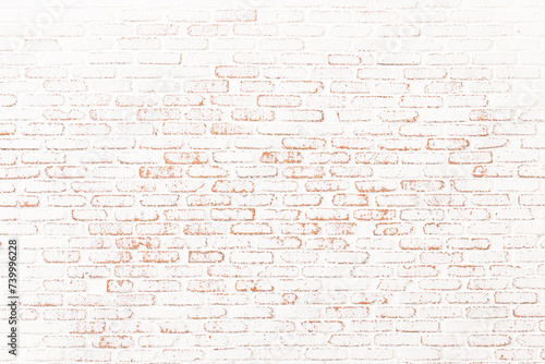 white brick wall background, brickwork texture with peeling paint