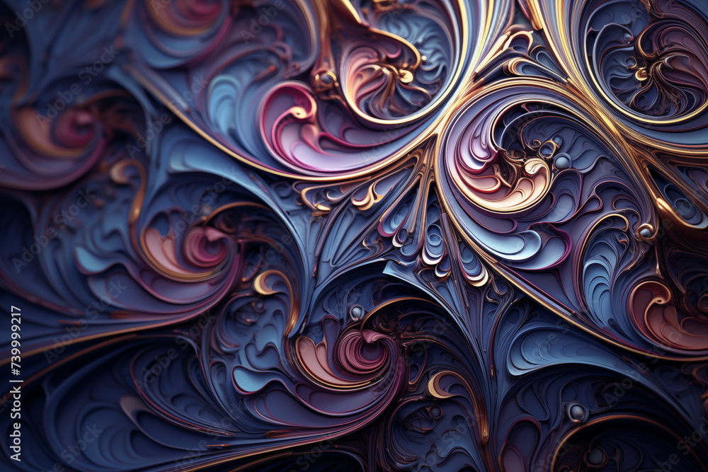 Elegant Abstract Swirls of Color Elegant Abstract Swirls of Color