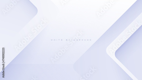 Abstract white background dynamic shape design vector