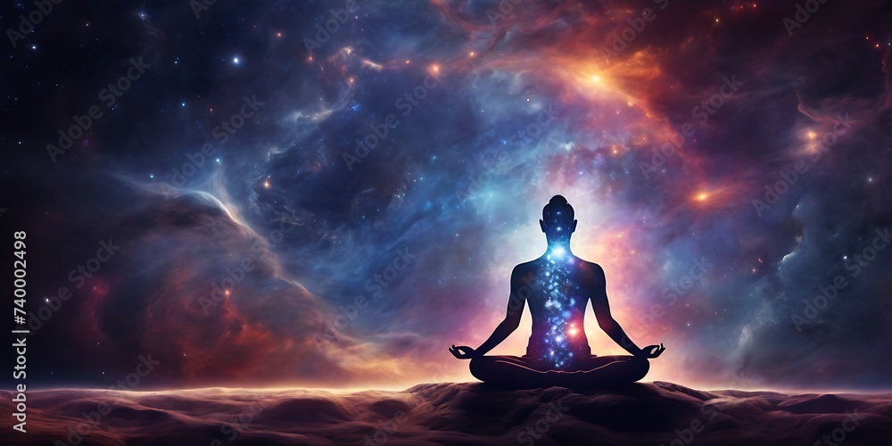 Universe, cosmos. Meditation background, chakras, prana, the mind of God and spirituality. Universe, cosmos. Meditation background, chakras, prana, the mind of God and spirituality.