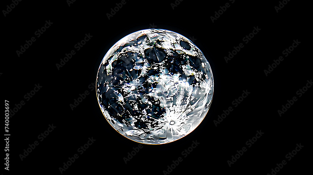 Detailed lunar surface, astronomy background Detailed lunar surface, astronomy background